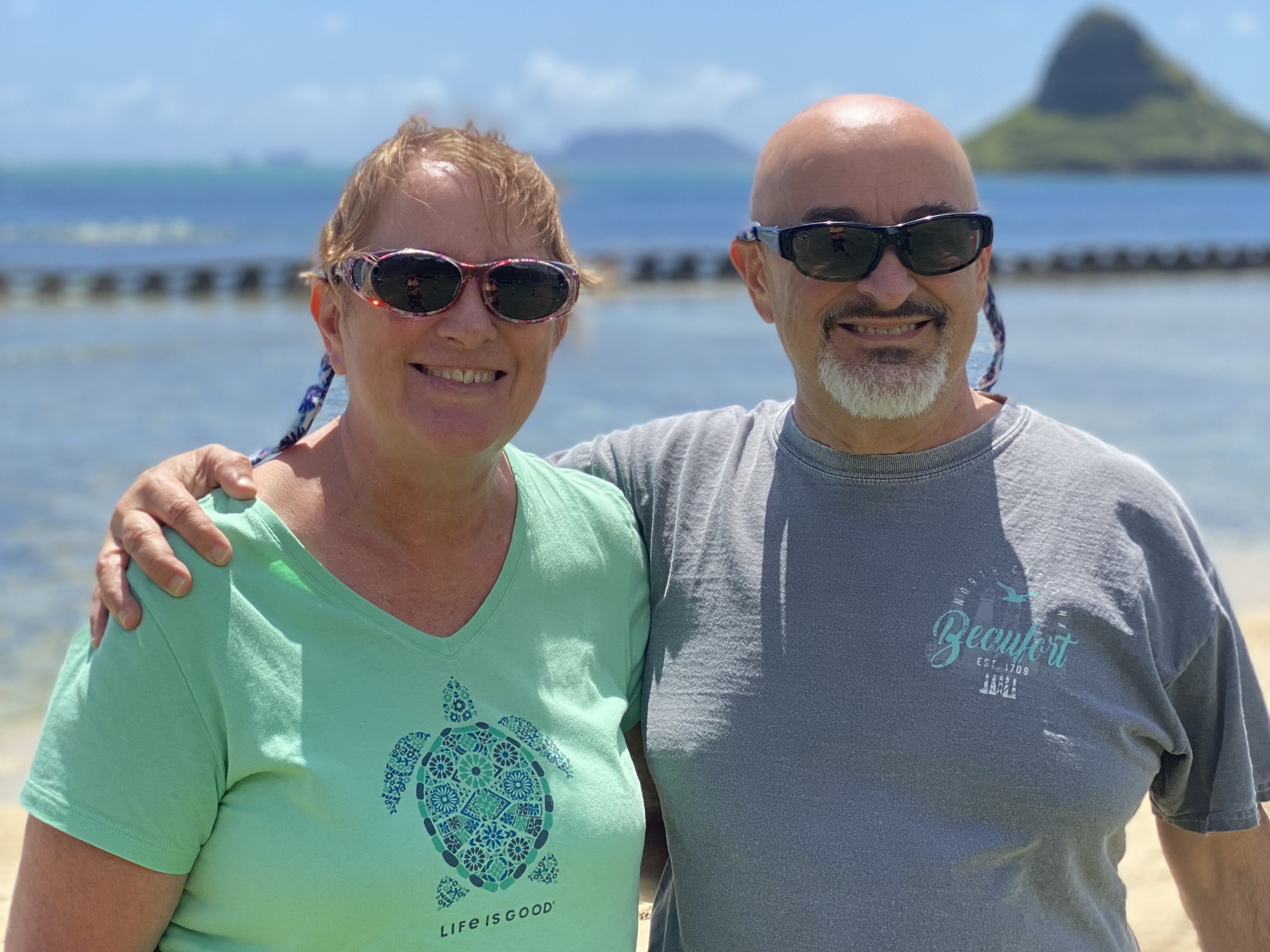 Jim and Helen enjoying God's creation in Hawaii.